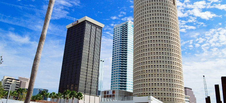 Architecture under blue sky that will be one of the reasons to move to Tampa