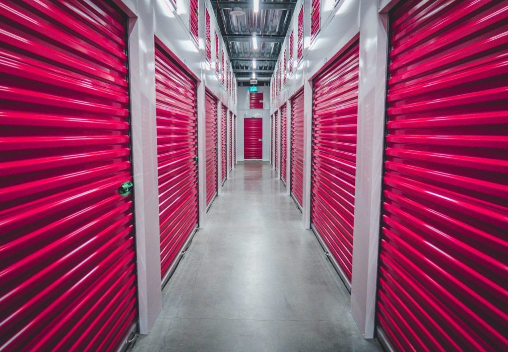 Red Storage units