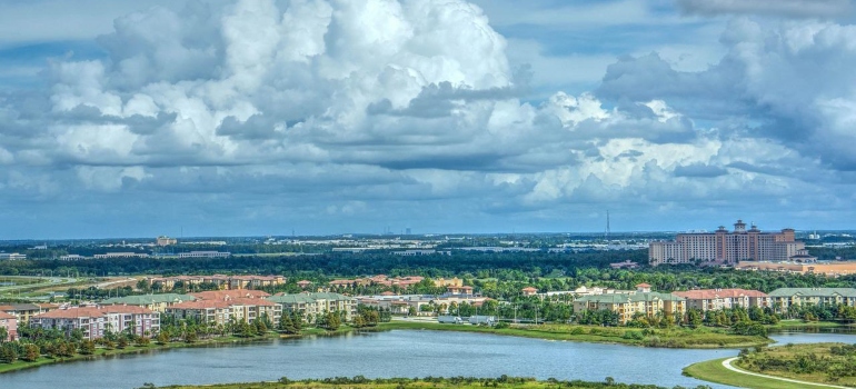 Orlando skyline photo.