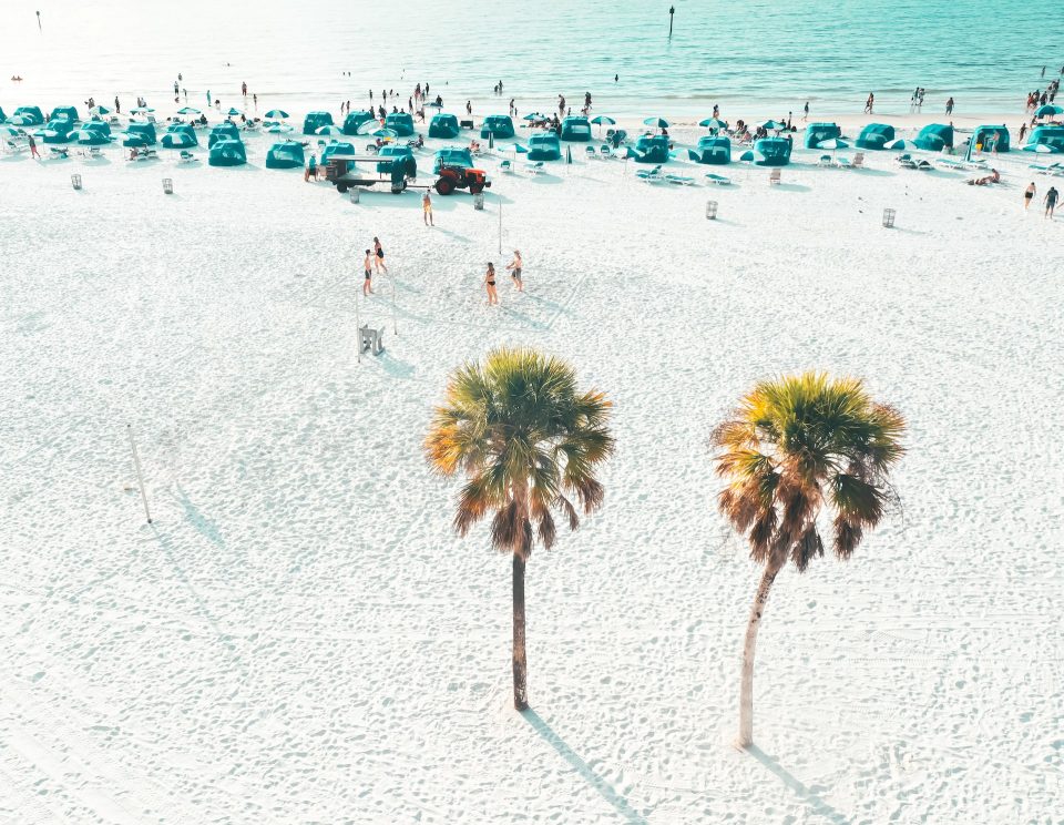 People on the beach