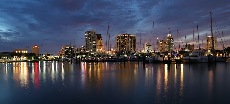 view of St. Petersburg after moving to Pinellas County