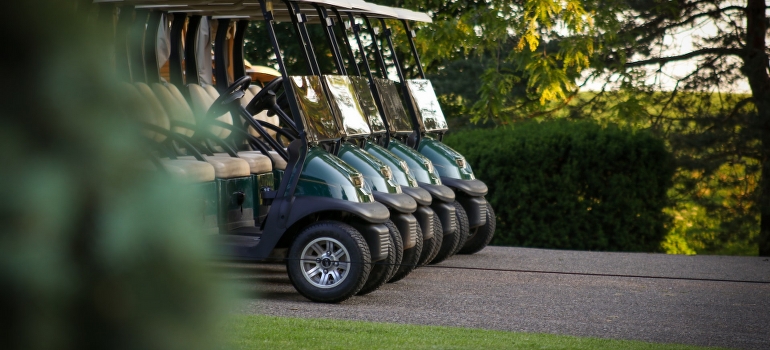 Vehicles in the Golf Club
