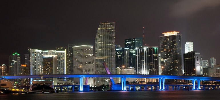 Warm Miami nights are a big change for people moving to Florida from a colder climate 