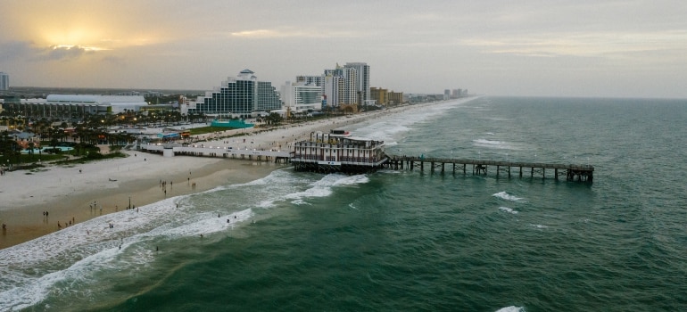 Arial view of Dayton Beach