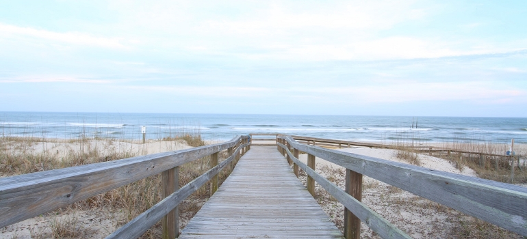 A person on the coast thinking about things to do in Rockledge FL