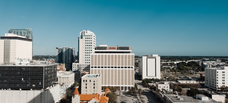 Concrete buildings in Tampa