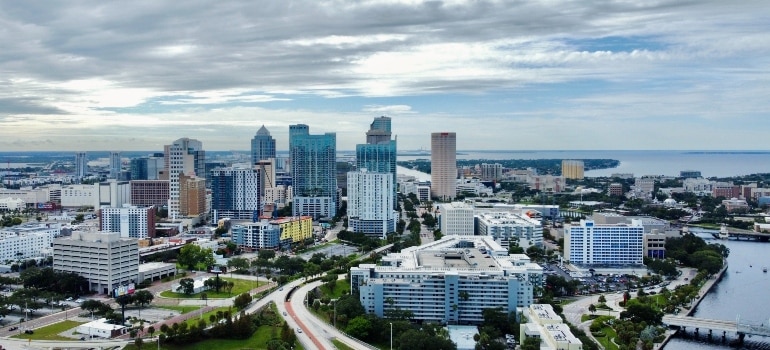 city from sky and places and things to do in Tampa Bay for new residents