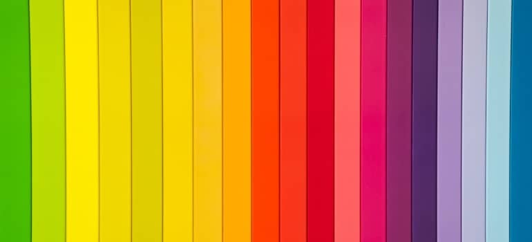 Picture of bright color stripes 