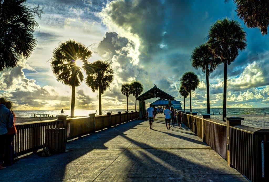 pier on the beach, best attractions in Pinellas County