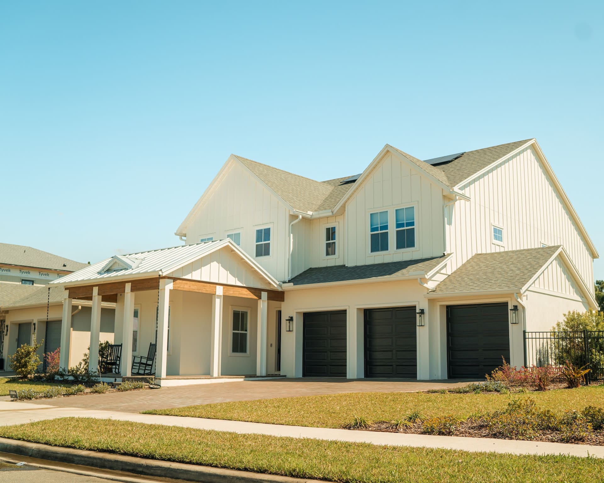 a large house